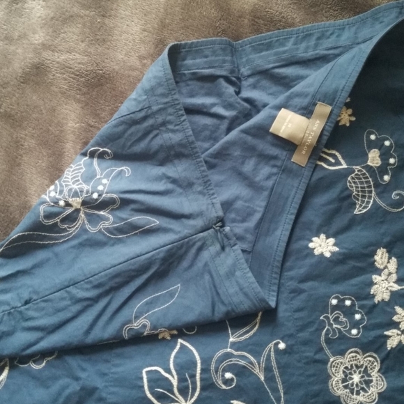 Antique blue Ann Taylor skirt - Picture 3 of 5